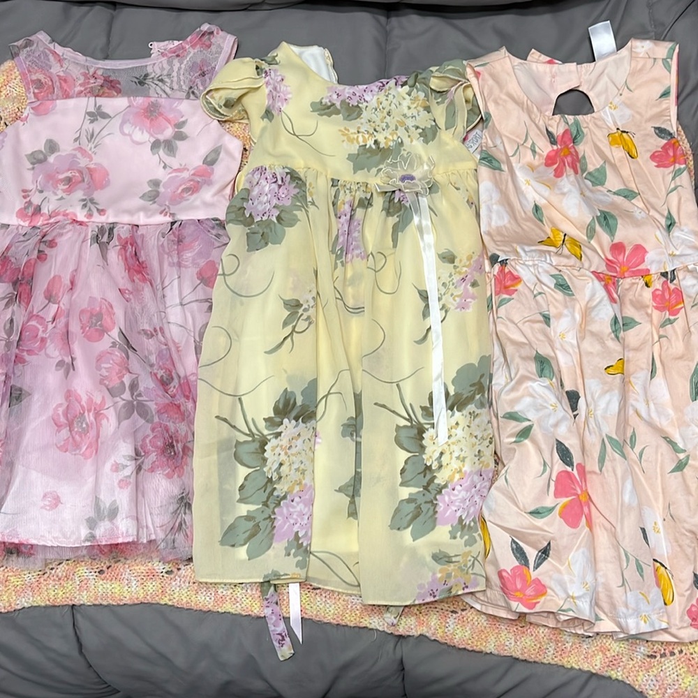 Girls 4/5T Dress Bundle (3 dresses)